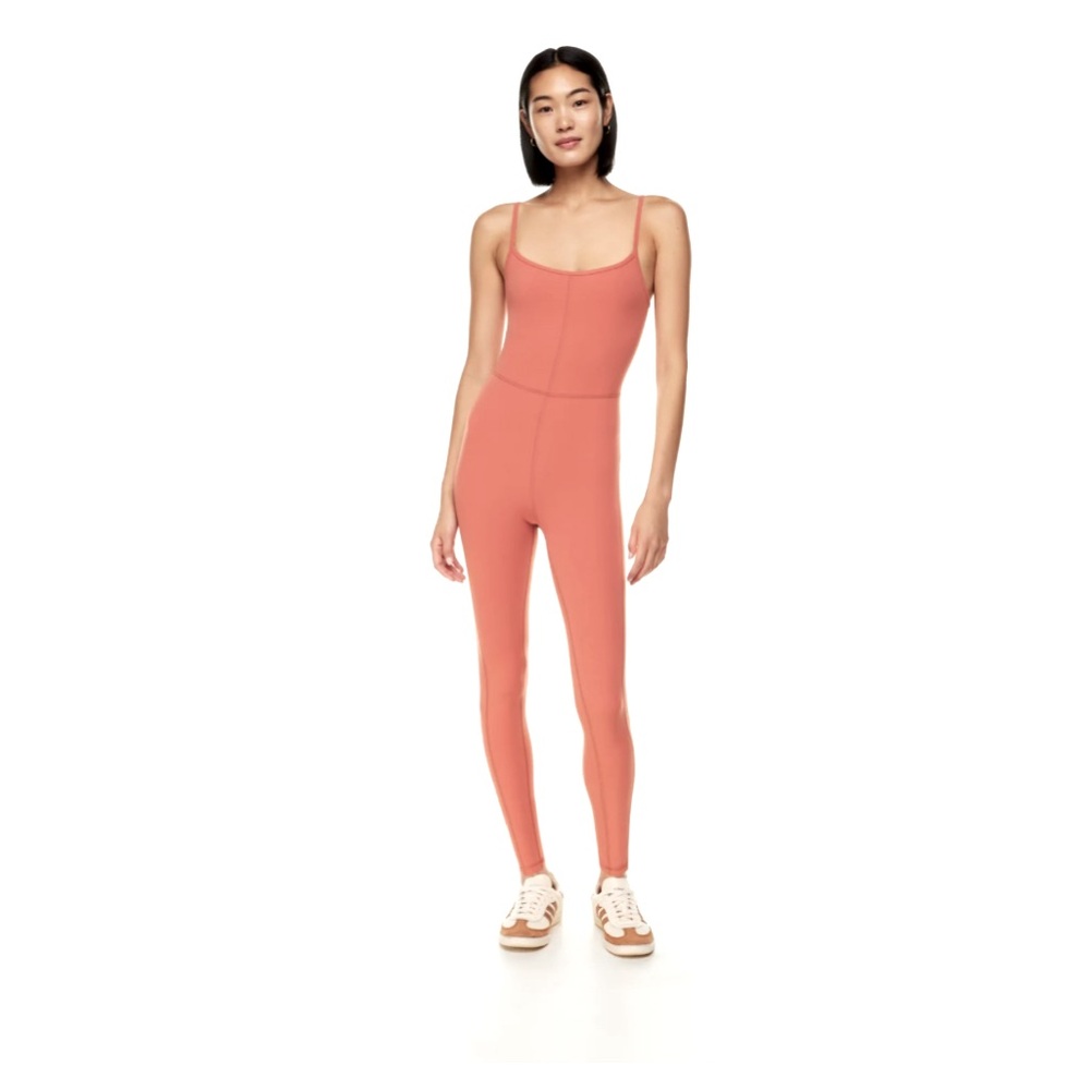 Artizia Wilfred bodysuit jumpsuit Heirloom Pink XS yoga pilates dancing